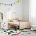 vidaXL Rám postele s matracmi s čelnou doskou Hnedá 80 x 200 cm – Obrázok 2