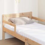 vidaXL Rám postele s matracmi s čelnou doskou Hnedá 80 x 200 cm – Obrázok 3