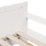 vidaXL Rám postele s matracmi s čelnou doskou Biela 80 x 200 cm – Obrázok 9