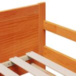 vidaXL Rám postele s matracmi Voskovo hnedá 80 x 200 cm – Obrázok 9