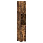 vidaXL Sada kúpeľňového nábytku 4 pcs Tmavý dub 30 x 35 x 192 cm – Obrázok 8