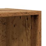 vidaXL Zostava TV skriniek Nástenný s úložiskom 4 pcs Hnedá 37 x 37 x 142.5 cm – Obrázok 6