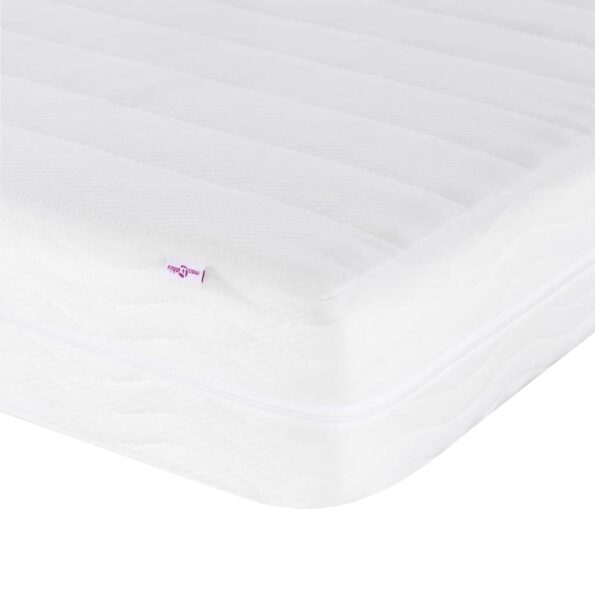 vidaXL Rohový rám postele s matracom Iný 2 pcs Tyrkysová Zamat – Obrázok 11