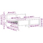 vidaXL Rám postele s čelnou doskou Svetlosivá 200 x 200 cm látka – Obrázok 11