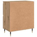 vidaXL Komody 2 pcs dub artisan 120 x 35 x 70 cm Kompozitné drevo – Obrázok 9