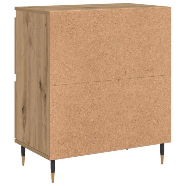 vidaXL Komody 2 pcs dub artisan 120 x 35 x 70 cm Kompozitné drevo – Obrázok 9