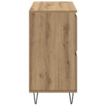 vidaXL Komody 2 pcs dub artisan 120 x 35 x 70 cm Kompozitné drevo – Obrázok 8