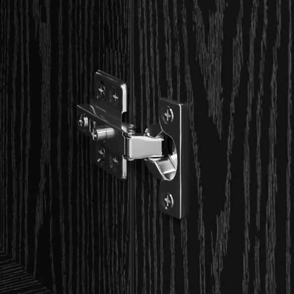 vidaXL Komody 2 pcs Čierny dub 120 x 35 x 70 cm Kompozitné drevo – Obrázok 10