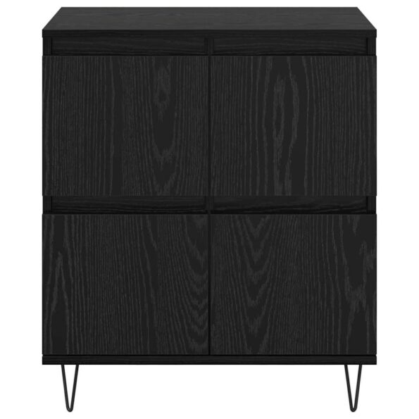 vidaXL Komody 2 pcs Čierny dub 120 x 35 x 70 cm Kompozitné drevo – Obrázok 7