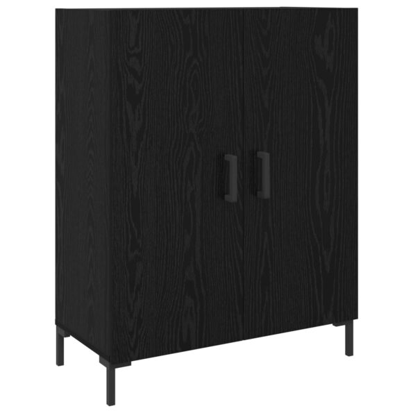 vidaXL Highboard Čierny dub 69.5 x 34 x 180 cm Kompozitné drevo – Obrázok 7