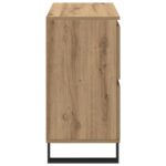 vidaXL Komody 2 pcs dub artisan 120 x 35 x 70 cm Kompozitné drevo – Obrázok 8