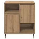 vidaXL Komody 2 pcs dub artisan 120 x 35 x 70 cm Kompozitné drevo – Obrázok 7