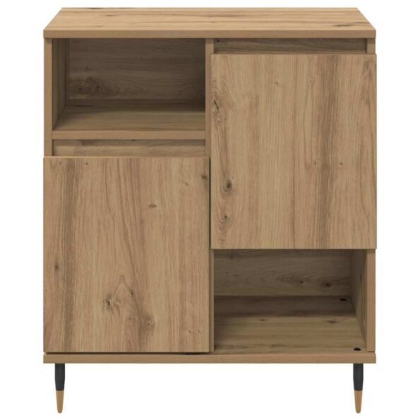 vidaXL Komody 2 pcs dub artisan 120 x 35 x 70 cm Kompozitné drevo – Obrázok 7