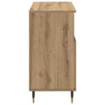 vidaXL Komody 2 pcs dub artisan 120 x 35 x 70 cm Kompozitné drevo – Obrázok 8