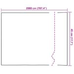 vidaXL Samolepiaca okenná fólia Frosted šedá 45 x 2000 cm PVC – Obrázok 9