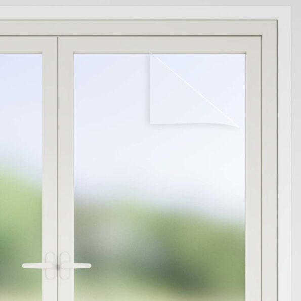 vidaXL Samolepiaca okenná fólia Frosted šedá 90 x 2000 cm PVC – Obrázok 4
