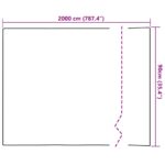 vidaXL Samolepiaca okenná fólia Frosted šedá 90 x 2000 cm PVC – Obrázok 9