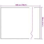 vidaXL Samolepiaca okenná fólia Frosted biela 90 x 500 cm PVC – Obrázok 9