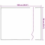vidaXL Samolepiaca zrkadlová fólia 90 x 100 cm 2 pcs Strieborná PET – Obrázok 8