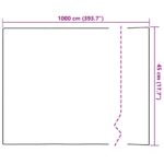 vidaXL Statická fólia na okná Čierna 45 x 1000 cm PVC – Obrázok 10