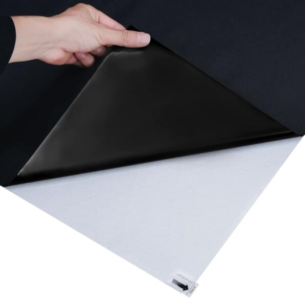 vidaXL Statická fólia na okná Čierna 45 x 1000 cm PVC – Obrázok 9