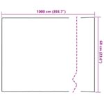 vidaXL Statická fólia na okná 60 x 1000 cm PVC – Obrázok 10