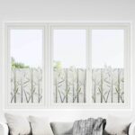 vidaXL Statická fólia na okná Bambusový vzor 45 x 500 cm PVC