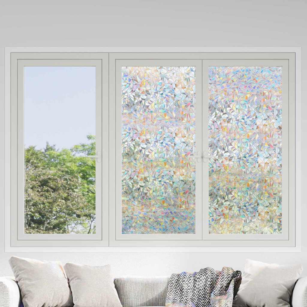 3394722_1.jpg vidaXL Statická fólia na okná Priehľadná 60 x 2000 cm PVC – Obrázok 1
