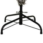 vidaXL Umelý vianočný stromček Zelená a biela 210 cm PVC a kov – Obrázok 11