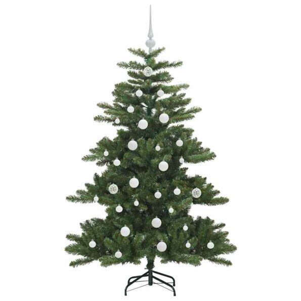 vidaXL Umelý Sklápací Vianočný Stromček with LEDs 150cm PVC – Obrázok 4