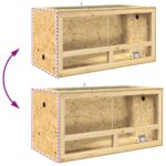 vidaXL Terárium Hnedá 100 x 50 x 100 cm OSB – Obrázok 13