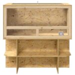 vidaXL Terárium Hnedá 100 x 50 x 100 cm OSB – Obrázok 8