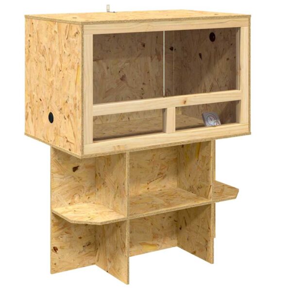 vidaXL Terárium Hnedá 80 x 50 x 100 cm OSB – Obrázok 2