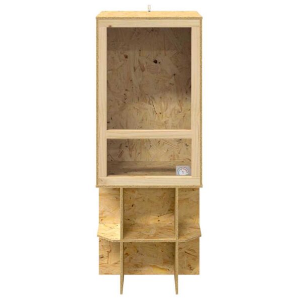 vidaXL Terárium Hnedá 50 x 50 x 130 cm OSB – Obrázok 8