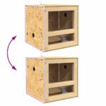 vidaXL Terárium Hnedá 40 x 40 x 90 cm OSB – Obrázok 13