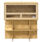 vidaXL Terárium Hnedá 80 x 40 x 90 cm OSB – Obrázok 8