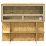 vidaXL Terárium Hnedá 100 x 40 x 90 cm OSB – Obrázok 8