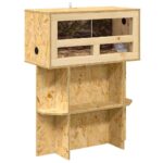 vidaXL Terárium Hnedá 60 x 30 x 80 cm OSB – Obrázok 3