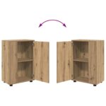 vidaXL 4-dielna súprava TV skríň 4 pcs dub artisan Kompozitné drevo – Obrázok 12