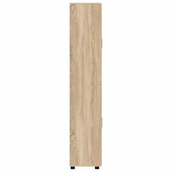vidaXL Highboard FLORIN Sonoma dub 60 x 35 x 182 cm Kompozitné drevo – Obrázok 7