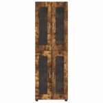 vidaXL Highboard FLORIN Dymová dub 60 x 35 x 182 cm Kompozitné drevo – Obrázok 6