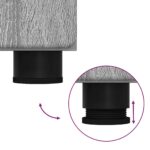 vidaXL Highboard Sivý Sonoma 60 x 35 x 182 cm Kompozitné drevo – Obrázok 10