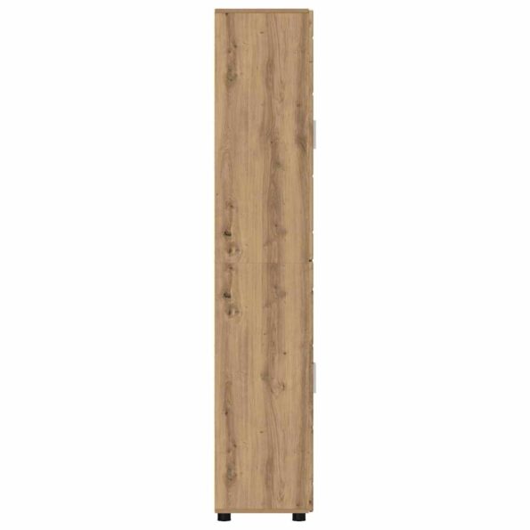 vidaXL Highboard s poličkou FLORIN Remeselný dub 60 x 35 x 182 cm – Obrázok 7