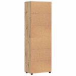 vidaXL Highboard s poličkou FLORIN Remeselný dub 60 x 35 x 182 cm – Obrázok 8