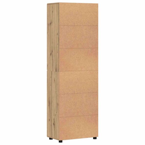 vidaXL Highboard s poličkou FLORIN Remeselný dub 60 x 35 x 182 cm – Obrázok 8