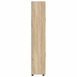 vidaXL Highboard FLORIN Sonoma dub 60 x 35 x 182 cm Kompozitné drevo – Obrázok 7