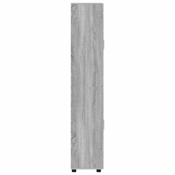 vidaXL Highboard FLORIN Sivý Sonoma 60 x 35 x 182 cm Kompozitné drevo – Obrázok 7