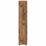 vidaXL Highboard FLORIN Staré drevo 60 x 35 x 182 cm Kompozitné drevo – Obrázok 7