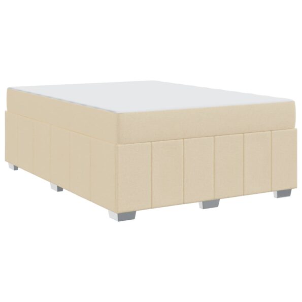 vidaXL Rám postele Krémová 160 x 200 cm látka – Obrázok 11