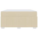 vidaXL Rám postele Krémová 160 x 200 cm látka – Obrázok 4